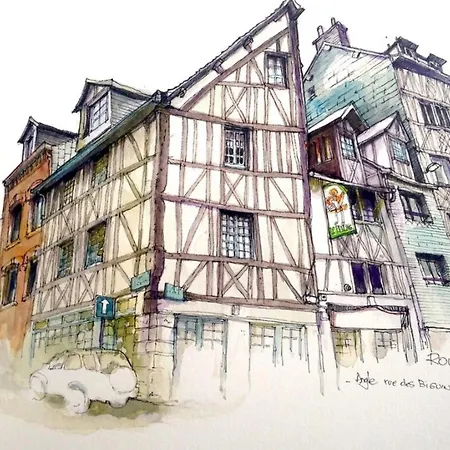 Vera Confortable Sous Les Combles ! 아파트 루앙